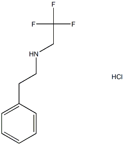 (2-phenylethyl)(2,2,2-trifluoroethyl)amine hydrochloride Structure