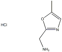 (5-methyl-1,3-oxazol-2-yl)methanamine hcl 化学構造式