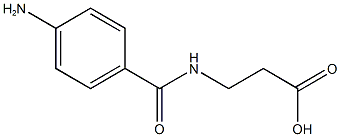 3-[(4-aminophenyl)formamido]propanoic acid Structure