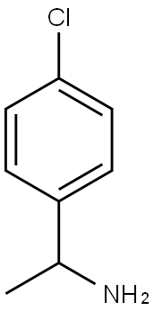 1-(4-chlorophenyl)ethan-1-amine,,结构式