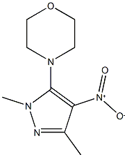 4-(1,3-dimethyl-4-nitro-1H-pyrazol-5-yl)morpholine