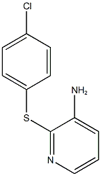 2-[(4-chlorophenyl)sulfanyl]pyridin-3-amine Structure