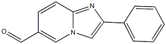 2-phenylimidazo[1,2-a]pyridine-6-carbaldehyde 结构式
