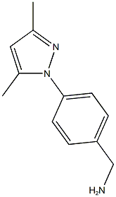 [4-(3,5-dimethyl-1H-pyrazol-1-yl)phenyl]methanamine Struktur