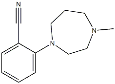 2-(4-methyl-1,4-diazepan-1-yl)benzonitrile Structure