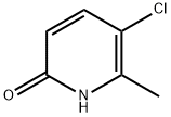 2(1H)-Pyridinone,5-chloro-6-methyl-(9CI) 化学構造式