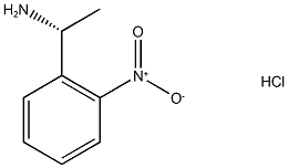 (1R)-1-(2-nitrophenyl)ethan-1-amine hydrochloride Struktur