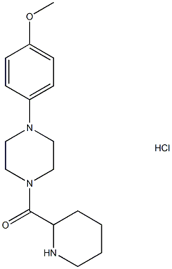 1-(4-methoxyphenyl)-4-(piperidine-2-carbonyl)piperazine hydrochloride