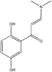 (2E)-1-(2,5-dihydroxyphenyl)-3-(dimethylamino)prop-2-en-1-one,,结构式