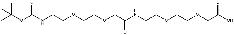 17-(t-Butyloxycarbonyl-amino)-9-aza-3,6,12,15-tetraoxa-10-on-heptadecanoic acid|17-(t-Butyloxycarbonyl-amino)-9-aza-3,6,12,15-tetraoxa-10-on-heptadecanoic acid