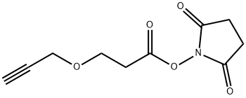 Propargyl-succinimidyl-ester Structure
