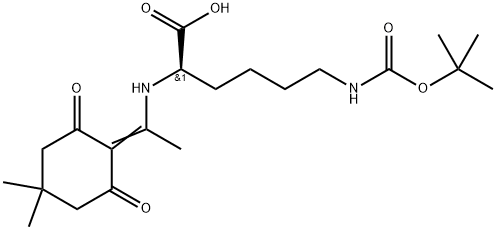 N-alpha-(4-4-Dimethyl-2,6-dioxocyclohex-1-ylidene)ethyl-N-epsilon-allyloxycarbonyl-D-lysine dicyclohexylamine Struktur