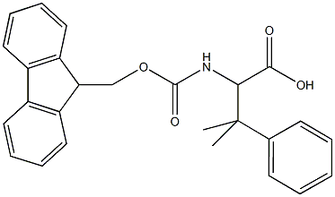 (R,S)-Fmoc-β, β-dimethyl-phenylalanine Structure