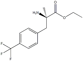 α-Me-D-Phe(4-CF<sub>3<sub>)-OEt·HCl·H<sub>2<sub>O Struktur