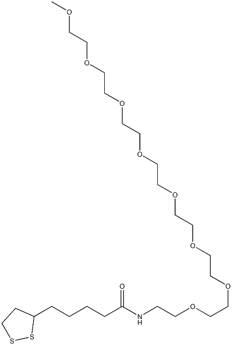 m-dPEG(R)8-Lipoamide 结构式