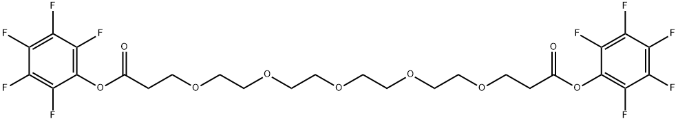 BIS-DPEG®₅-PFP ESTER 化学構造式
