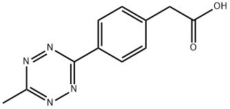 2-(4-(6-甲基-1,2,4,5-四嗪-3-基)苯基)乙酸 结构式