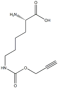N-ε-propargyloxycarbonyl-L-lysine hydrochloride Structure