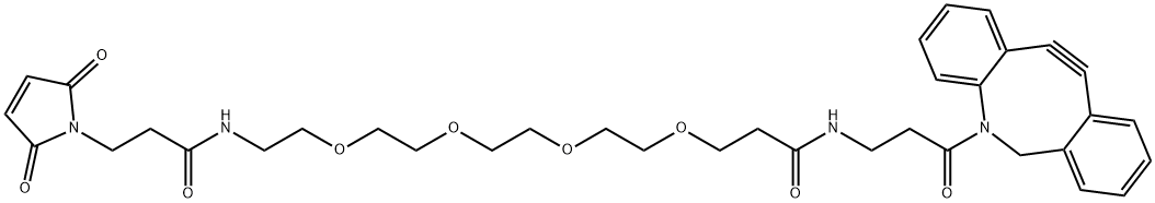 DBCO-PEG4-マレイミド 化学構造式