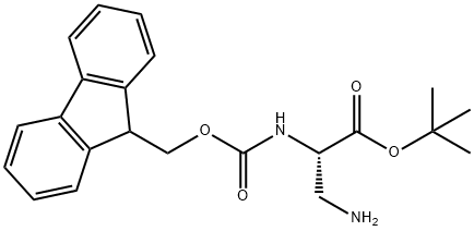 Fmoc-L-Dap-OtBu*HCl Structure
