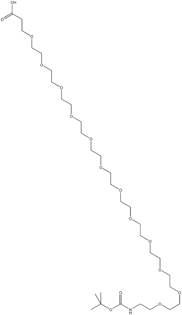 O-[2-(Boc-amino)ethyl]-Oμ-(2-carboxyethyl)polyethylene  glycol  3,000