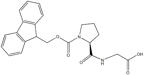 (9H-Fluoren-9-yl)MethOxy]Carbonyl Pro-Gly-OH,250695-65-9,结构式