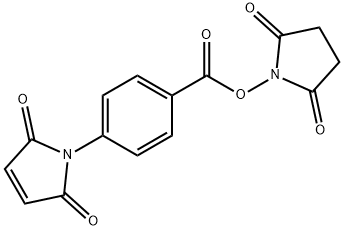 4-N-Maleimidobenzoic acid-NHS, 64191-06-6, 结构式