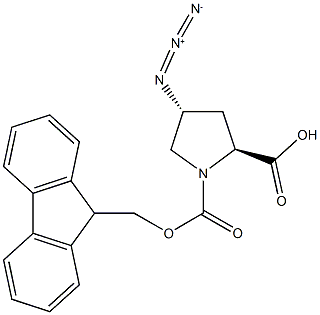 Boc-trans-Pro(4-azido)-OH·DCHA Structure