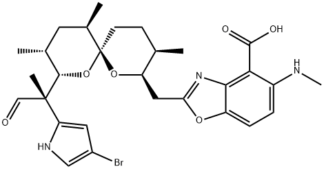 4-溴-A23187, 76455-82-8, 结构式