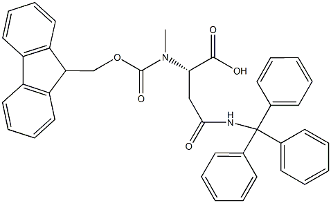 FMOC-N-ME-ASN(TRT)-OH,941296-80-6,结构式