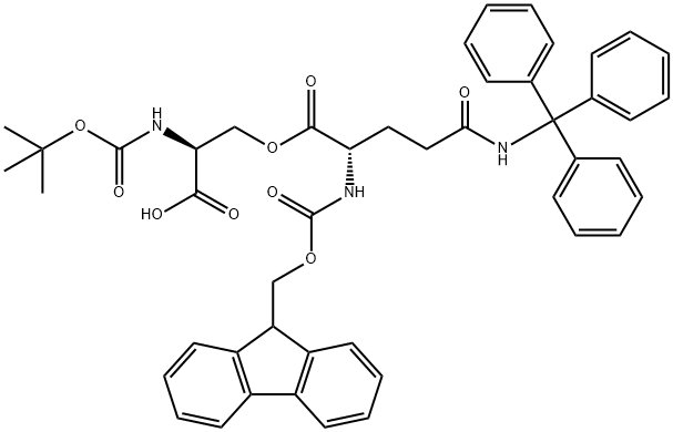 Boc-Ser(FMoc-Gln(Trt))-OH|Boc-Ser(FMoc-Gln(Trt))-OH