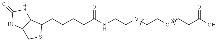 948595-11-7 O-[2-(生物素基-氨基)乙基]-O′-(2-羧乙基)聚乙二醇 3000