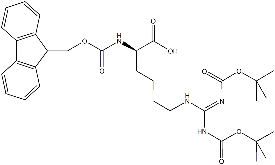 N-alpha-(9-Fluorenylmethyloxycarbonyl)-N,N-bis(t-butyloxycarbonyl)-D-homoarginine