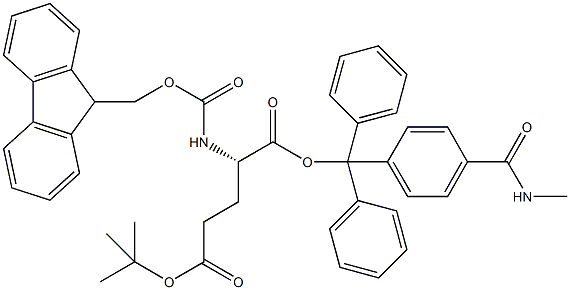 Fmoc-L-Glu(tBu)-Trt TG,,结构式
