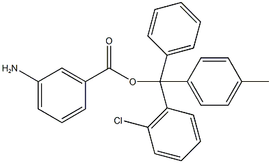 3-AMINOBENZOIC ACID-2-CHLOROTRITYL RESIN Struktur