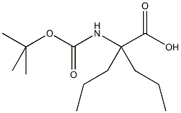 N-ALPHA-T-BUTYLOXYCARBONYL-DIPROPYLGLYCINE DICYCLOHEXYLAMINE 化学構造式