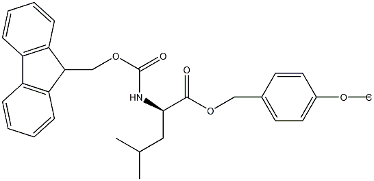 Fmoc-D-Leu-Wang TG Struktur