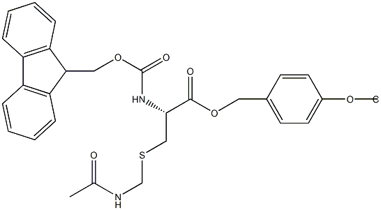Fmoc-L-Cys(Acm)-Wang TG Structure