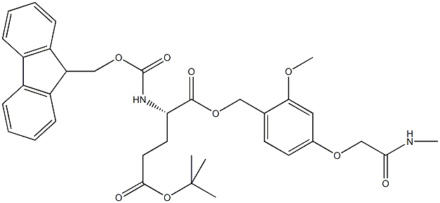 Fmoc-L-Glu(tBu)-AC TG 结构式