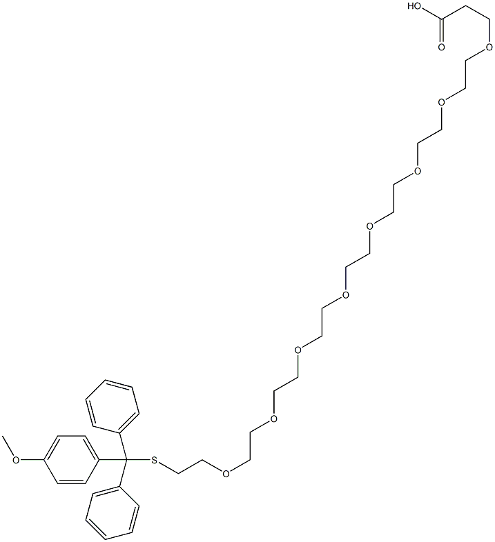  alpha-(4-Methoxytrityl)thio-octa(ethylene glycol)-omega-propionic acid