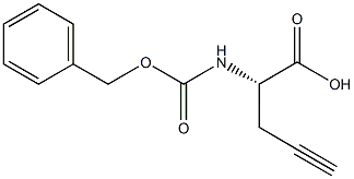 N-alpha-Boxycarbonyl-L-propargylglycine 化学構造式