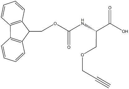 Fmoc-L-Ser(propargyl)-OH,,结构式