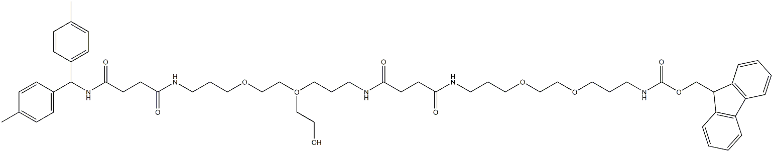 FMOC-NH-PEG MBHA RESIN 结构式