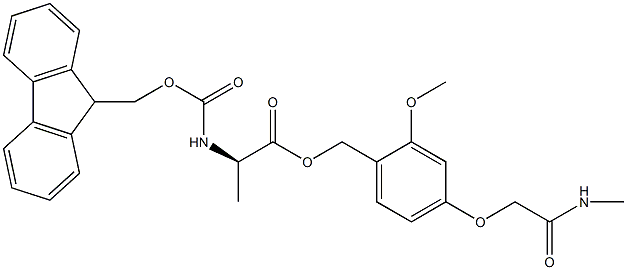 Fmoc-D-Ala-AC TG 化学構造式