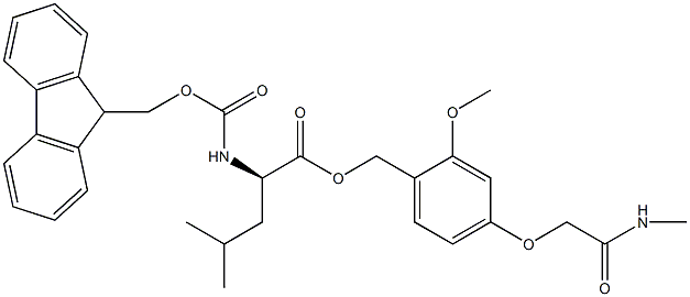 Fmoc-D-Leu-AC TG,,结构式