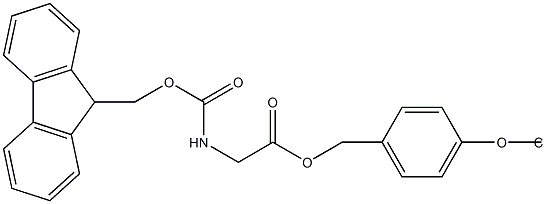 Fmoc-Gly-Wang TG,,结构式