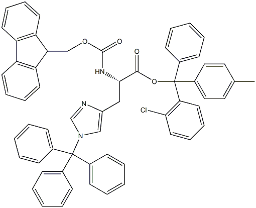 Fmoc-L-His(Trt)-2-chlorotrityl resin (100-200 mesh, > 0.5 mmol|