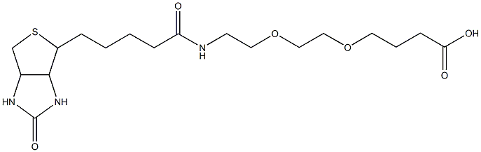 Α-生物素-Ω-羧基聚乙二醇,,结构式