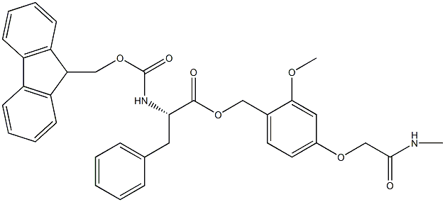 Fmoc-L-Phe-AC TG,,结构式