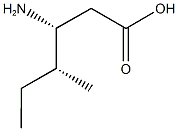 D-beta-Homoisoleucine hydrochloride Structure